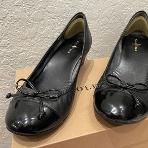 Cole Haan Black wedge slippers